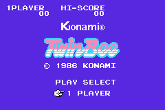 Famicom Mini 19 - Twin Bee Title Screen